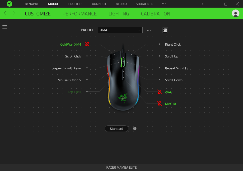 Razer Synapse 3 Geri Tepmesiz Makro  
