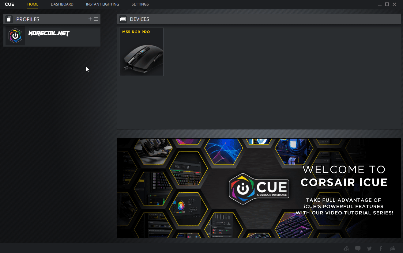 Import to ICue 3 Corsair No Recoil Macro Script