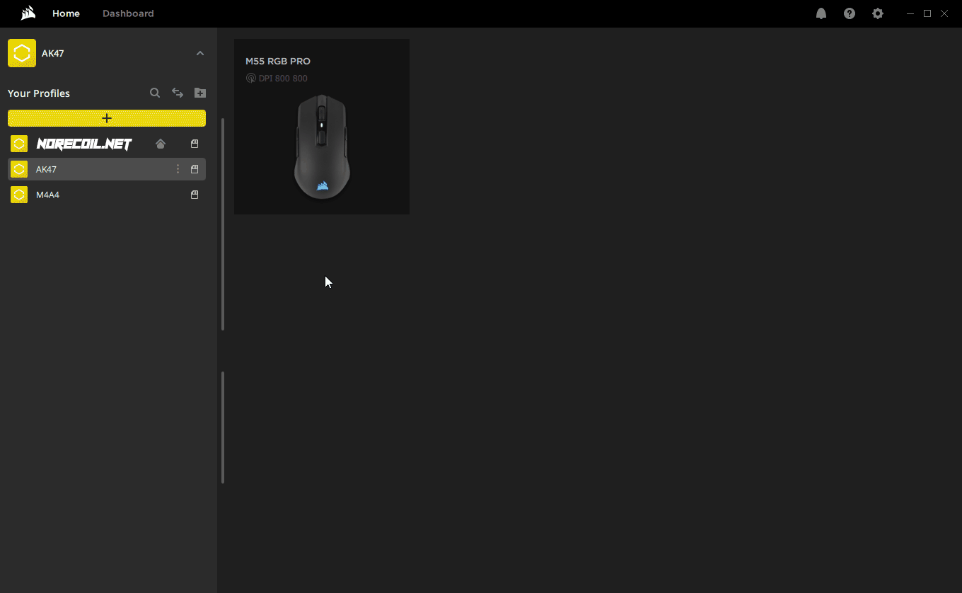 Assign a Switch button for switching between the No Recoil Macro Scripts