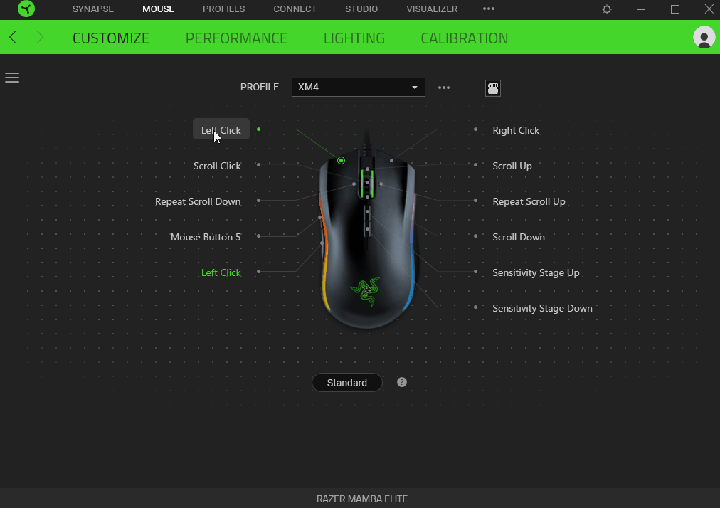 Razer Geri Tepme Yok Makrosunu Fare Düğmenize Atayın