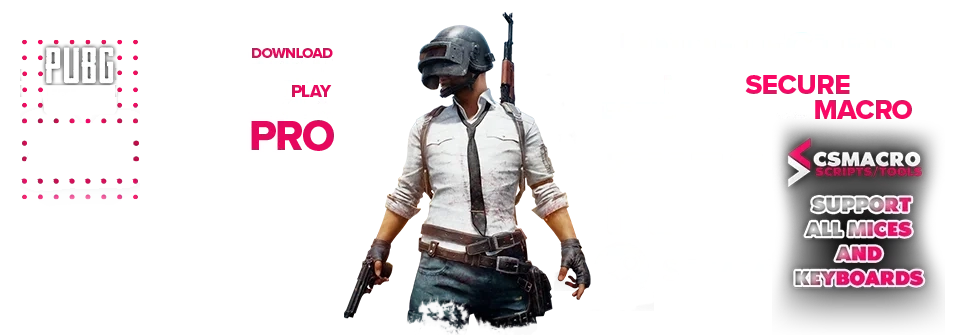 PUBG Battleground Logitech No Recoil Macro Scripts
